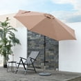 thumbnail image 3 of Patio Outdoor Market Umbrella with Aluminum Auto Tilt and Crank, 3 of 8