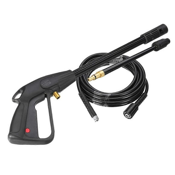 Pressure Washer GUn,M22 Car Water Washer Cleaning Tool with 10M Hose for Cleaner Watering Lawn Garden
