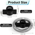 thumbnail image 2 of 2pcs Milk Frother Replacement Parts, Milk Frother & Warmer Set Whisk for Frothing Milk Compatible with Secura Models MMF-015, MMF-003, MMF-003B (250 ml) and MMF-615 (500 ml), 2 of 7