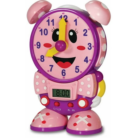 The Learning Journey Telly The Teaching Time Clock, Pink Color
