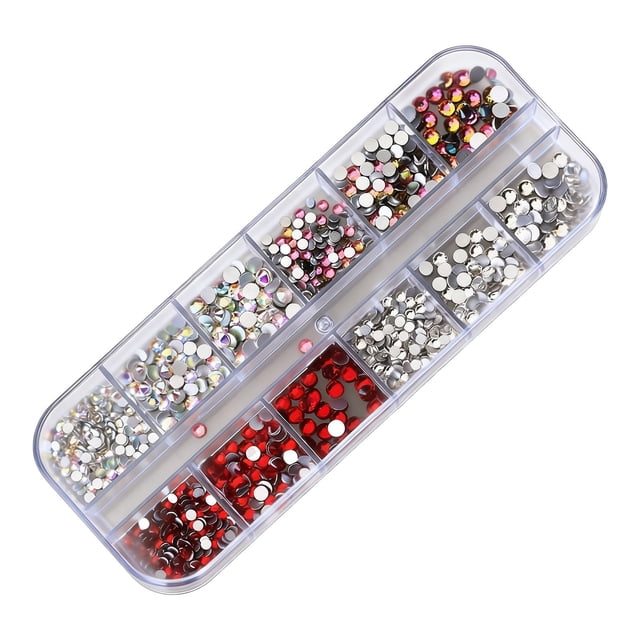 Bedazzling Kit, Colorful Diy Resin Rhinestone Kit, Ngxiha Resin Jelly Rhinestones for Bedazzling, Rhinestones for Bedazzling for Nail Art Crafting Book Makeup