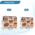 thumbnail image 4 of FORMRS 15-15.6 inch Laptop Sleeve Case Soft Carrying Quilted Computer Bag Cover, Creamy Cake, 4 of 7