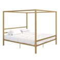 thumbnail image 1 of Modern Canopy Metal Bed, 1 of 8