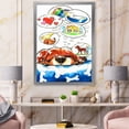 thumbnail image 3 of Designart 'Dog Having Dreams' Children's Art Framed Art Print, 3 of 4
