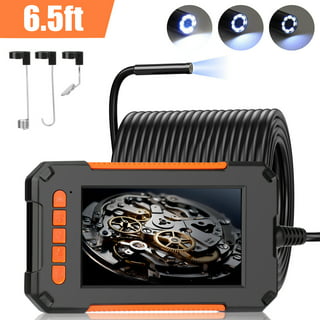 Articulating Borescope with Screen, Teslong Inspection Camera with 3.3ft  Flexible Cable, Articulating Head Endoscope-Scope Camera for Engine, 0.33