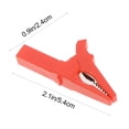 thumbnail image 2 of SHINYPASING 8Pcs Small Metal Clips Car Battery Test Lead Clips Red Copper Automotive Use, 2 of 5