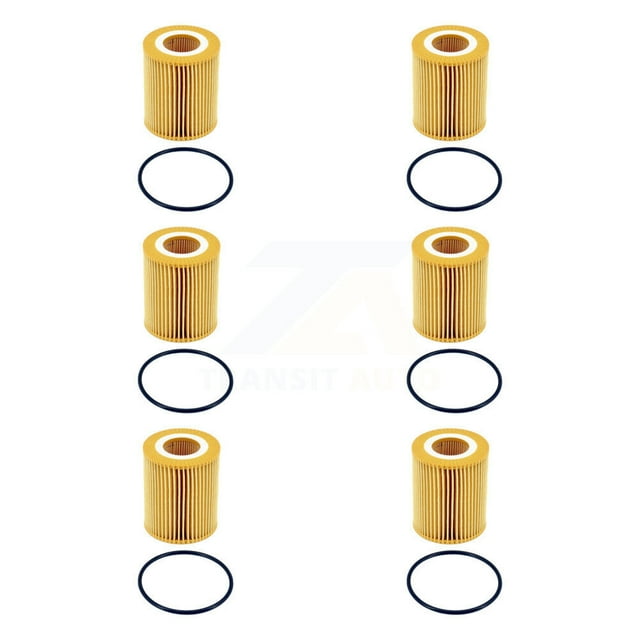 PUR Engine Cartridge Oil Filter (6 Pack) for Car Ford F-150 Land Rover Range Sport Discovery K56-100539