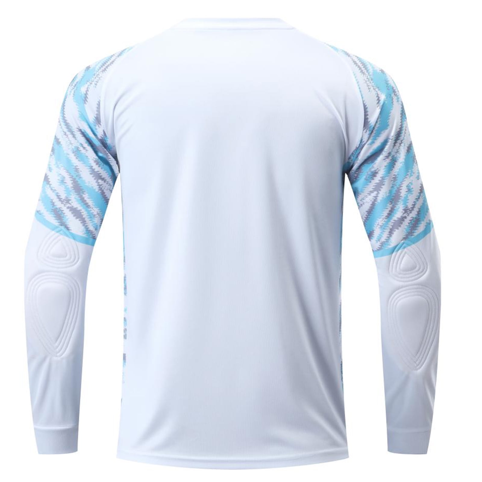 inhzoy Kids Youth Padded Goalkeeper Jersey Football Long Sleeve Goalie  Shirts Mint Green&Pink 14-15