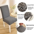 thumbnail image 6 of RYDCOT Round Back Dining Chair Cover, Stretch Dining Room Chair Cover Elastic Fitting Kitchen Chair Covers, Solid Color Chairs Slipcovers Durable Chair Protector Cover (1Pcs), 6 of 6