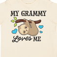 thumbnail image 4 of Inktastic My Grammy Loves Me with Sloth and Hearts Boys or Girls Toddler T-Shirt, 4 of 5