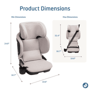 Maxi-Cosi Tanza Belt-Positioning Booster Car Seat, SeaDrift Taupe