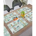 thumbnail image 3 of Easter Placemats Set of 4, Bunny Gnome Truck Plaid Placemat for Dining Table Decorations, Easter Eggs Place Mats, Spring Table Mats for Kitchen Dinner Seasonal Holiday Party Decor, 3 of 6