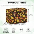 thumbnail image 7 of ZIATUBLE Thanksgiving Fall Sewing Machine Cover Pattern Maple Leaves Sewing Machine Protective Dust Cover Stain Resistant Protect Cover with Pocket Compatible Most Sewing Machine, 7 of 7