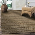 thumbnail image 5 of LR Home Ollie 9' x 12' Brown/Black Chevron Striped Braided Jute Indoor Area Rug, 5 of 9