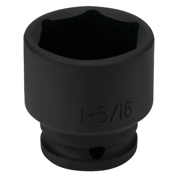 Performance Tool M818 1/2-Inch Drive 1-5/16-Inch Impact Socket - Heavy Duty Socket for High Torque Applications with Industrial-Grade Strength and Durability