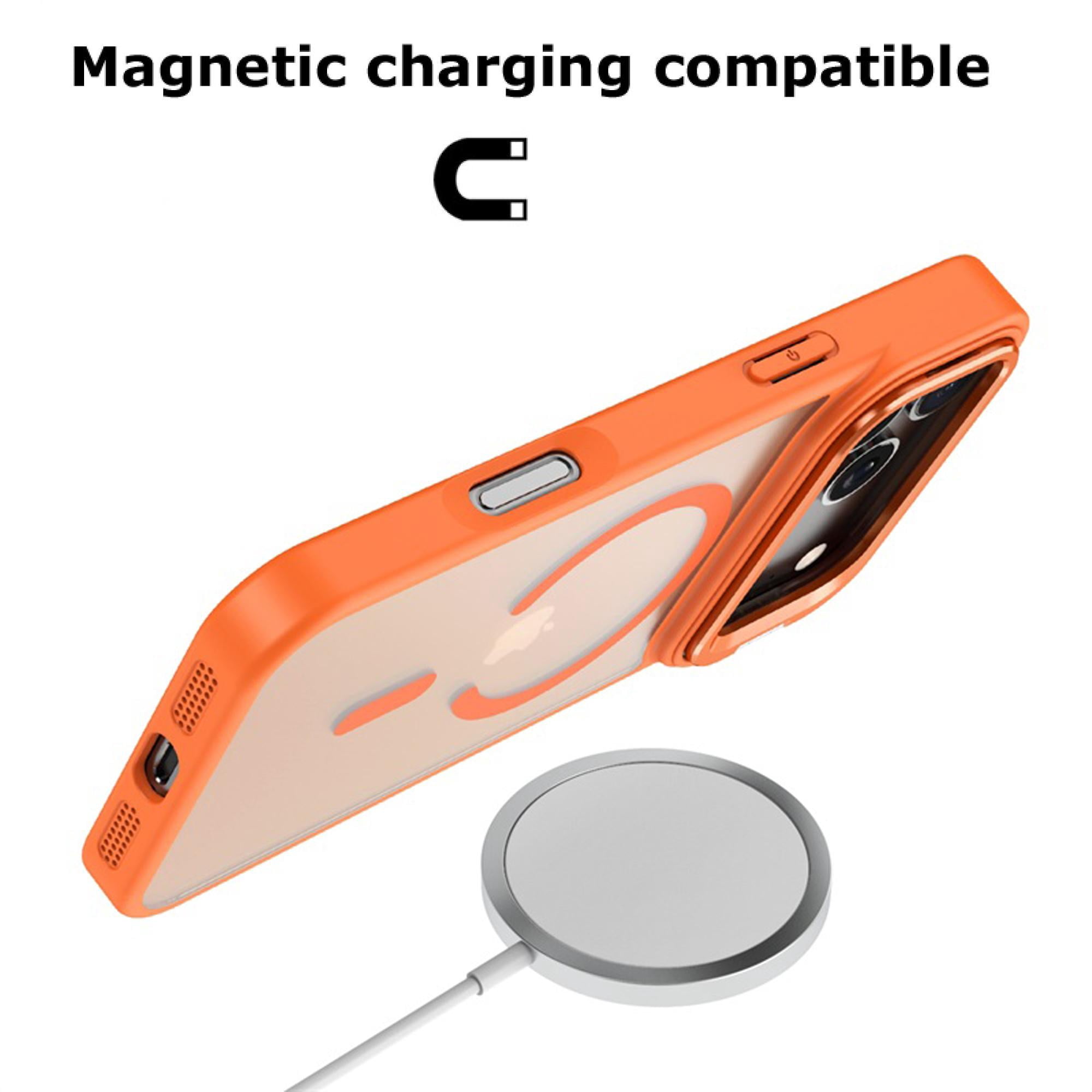3 in 1 Bundle: Premium Protective Bundle for iPhone 17 Pro – Kickstand Case (Orange) + Lens Protector + 3-Pack Tempered Glass Screen Shields