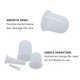 thumbnail image 3 of Juego de ventosas para el cuerpo de la cara taza de masaje facial suave transparente para hombres y mujeres para el hogar ANGGREK Otros, 3 of 8