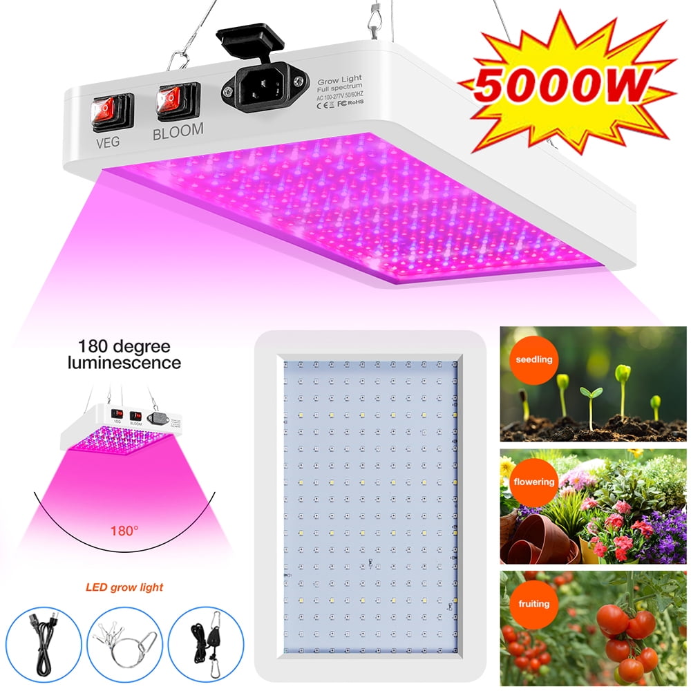 4000W LED Grow Light  Full Spectrum VEG & Bloom Dual Switch For Indoor Plants 
