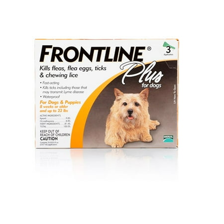 Frontline Plus Dogs 11-22lb 3pk