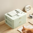 thumbnail image 3 of Maytalsory Simple And Fashionable Vanity Organizer For Office And Home Desk Storage Organization Drawer For Office And Home Plastic green, 3 of 6