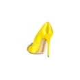 thumbnail image 3 of Sam Edelman Deela Ochre Pointed Toe Slip On Stiletto Heel Fashion Pumps (Ochre, 6), 3 of 5