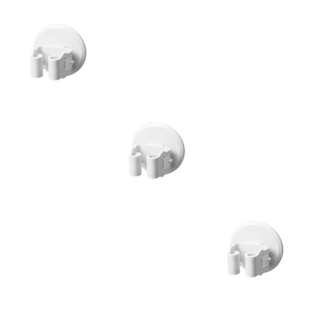 Toystoory Hogar baño succión colgante adhesivo multiusos ganchos escoba colgador organizador herramientas de almacenamiento accesorios blanco Type1 NO1
