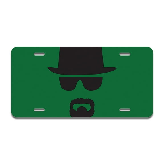 Breaking Badass Aluminum License Plate| License Plate 12" X 6" Fits Any Car, Truck, SUV, RV, or Trailer | Made in The USA