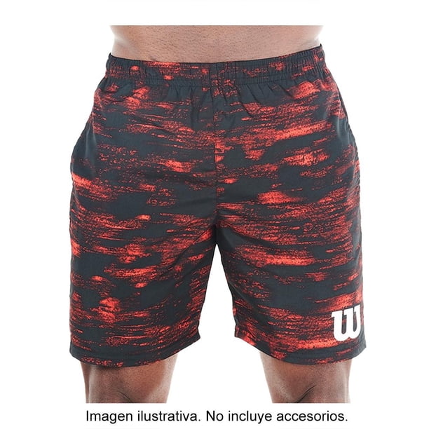 Short Wilson Talla EG Deportivo Ajustable Estampado Negro