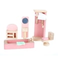 thumbnail image 1 of La Diversión De Muebles De De Muñeca 5pcs Finge El Rosa claro CUTICAT Sala de casa de muñecas Minaiture, 1 of 8
