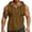 hgg102-Brown, variant on Gym Tank Tops for Men Casual Hooded Vest Stylish Guys Bodybuilding T-Shirt Sleeveless Workout Tee Collared Pullover