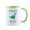 Green, variant on Funnil Ceramic Coffee Cup Birthday Presents Father's Day Retirement Gifts Drinks for Dad