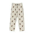 thumbnail image 2 of Vsdgher Labrador Retriever Dog Print Mens Pajama Pants Sleep & Lounge Pants, PJ Bottoms With elastic waistb and Pockets, 2 of 5