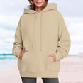 thumbnail image 2 of Bovemsi Sweatshirt for Women Hoodies Trendy Cute Cat Ear Soft Long Sleeve Plus Size Fashion Warm Winter Clothing Camo Hoodie, 2 of 6