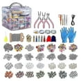 thumbnail image 1 of 2456 Pieces Of Jewelry Making Kit, Jewelry Making Tool Kit With Jewelry Beads, Jewelry Pliers, Bead, 1 of 3