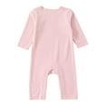thumbnail image 3 of Odeerbi Baby Infant Boys Girls Clothes Baby Jumpsuit Romper Fall Winter German Velvet Jumpsuit Thickened Romper Fall Outdoor Clothing Pink 3-6 Months, 3 of 5