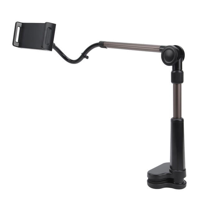 Tablet Clamp Holder Desk Mount Stable Flexible 360 Degree Rotation Universal Phone Clamp Bracket