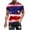 Style 9, variant on GERsome Mens 4th of July Patriotic T-Shirt American Flag Short Sleeve Crewneck Tops Loose Fit USA Flag Stars Stripes Graphic Tee S-3XL