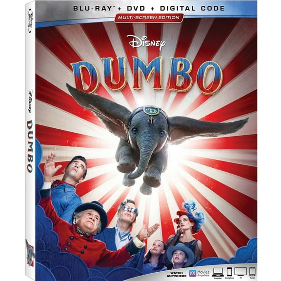 Dumbo (Blu-ray   DVD), Walt Disney Video, Action & Adventure