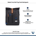 thumbnail image 7 of Made Free Roll Top Pack Backpack, 7 of 7