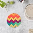 thumbnail image 4 of BaHomeck Drink Coasters Set of 4 with Holder Colorful pattern with retro style Water Absorbent Ceramic Coasters Tabletop Protection,Suitable for Various Cup ,Home Decor, 4 of 4