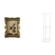 thumbnail image 1 of Marco De Fotos Vintage De Resina Y Mesa Auxiliar Pequeña De Acrílico Transparente Para Una Elegante Decoración De Mesa En Pasillos, Bodas, Oficinas Y Balcones., 1 of 8