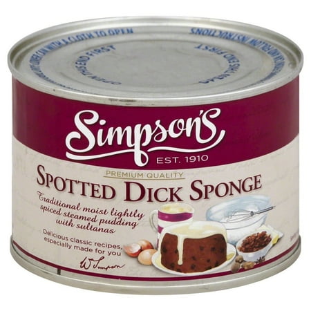 Simpson's Spotted Dick Sponge Pudding, 10.2 Oz