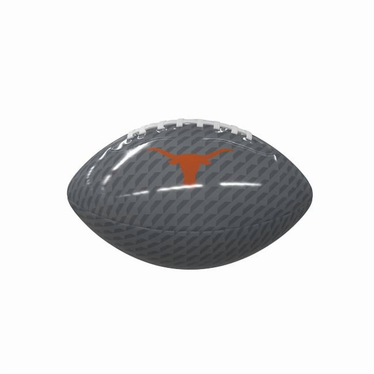 Logo Brands 218-93MG-1 Texas Carbon Fiber Mini Size Glossy Football