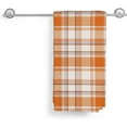 thumbnail image 5 of Fall Kitchen Towels 18x26 inch Burnt Orange Buffalo Plaid Decor Dish Towels Autumn Harvest Thanksgiving Seasonal Decoration Hand Towel Absorbent Dish Cloths for Home Kitchen Dining Set of 2, 5 of 6