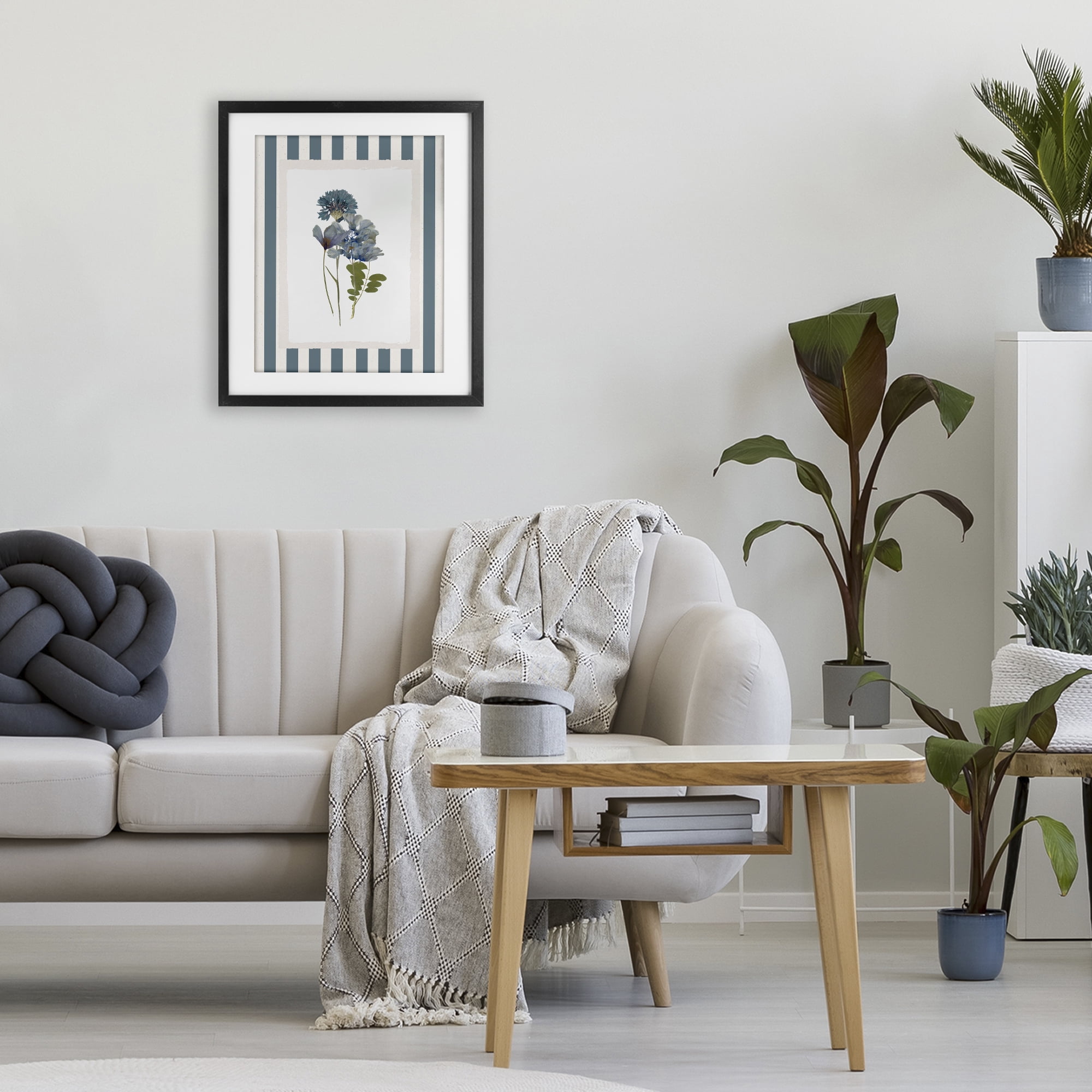 Stupell Industries Summer Memory Flowers Black Framed Print Under Glass, design by Val Rhodes