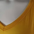 thumbnail image 5 of Vedolay Shirts for Women Lace Trim Blouse Tops Popular Short Sleeve Shirt,Yellow 3XL, 5 of 5