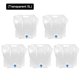thumbnail image 2 of Bolsa de agua portátil para exteriores, 5 uds., 5L, plegable, para acampar y Picnic (transparente) Likrtyny Deportes al aire libre Salida diaria Juego de fiesta, 2 of 8