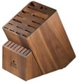 thumbnail image 1 of Bloque de cuchillos ENOKING de madera de acacia universal con 25 ranuras, 1 of 6