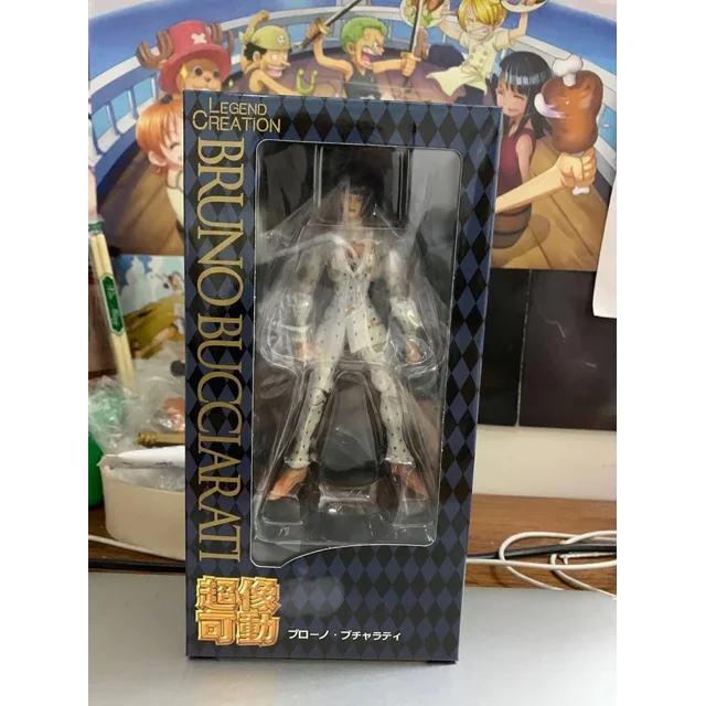er action statue 17cm Action Figure jojo bizarre advture Kujo Jotaro Dio Brando Diavolo Bucciarati Leone Jolyne Cujoh