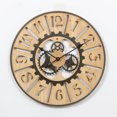 thumbnail image 1 of Roues Rondes Ouvertes avec Chiffres Découpés Horloge Murale, 1 of 1